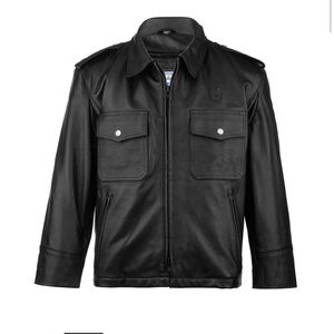 Taylor’s Leatherwear Men's Black Leather Jacket